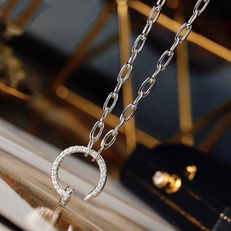 [⭐JeweliWhal]JUSTE NECKLACE FULL DIAMONDS