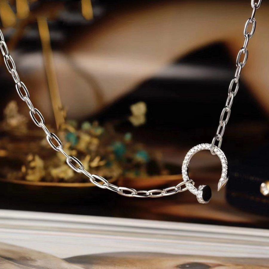 [⭐JeweliWhal]JUSTE NECKLACE FULL DIAMONDS
