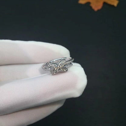 [⭐JeweliWhal]JEUX DE SILVER DIAMOND RING