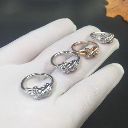 [⭐JeweliWhal]JEUX DE SILVER DIAMOND RING