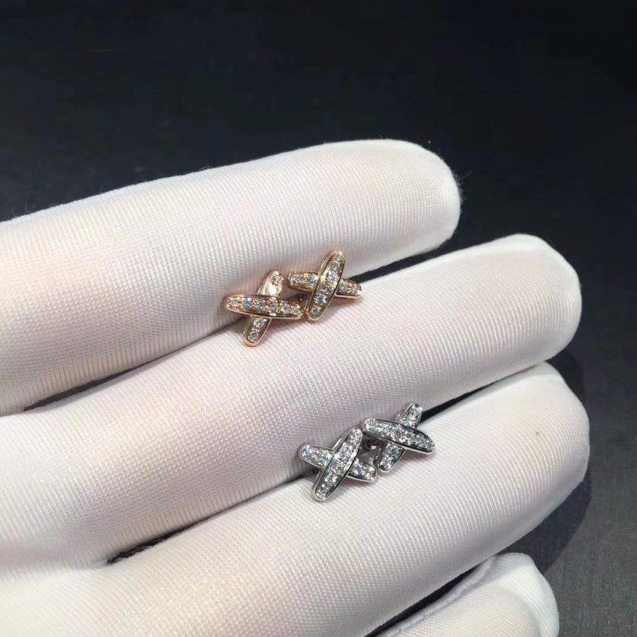 [⭐JeweliWhal]JEUX DE DIAMOND EARRINGS