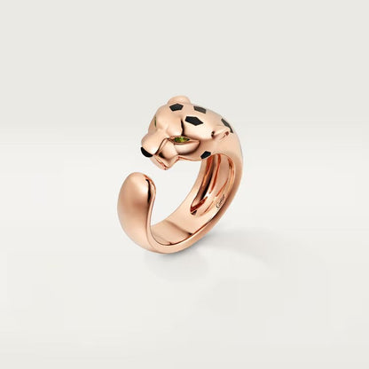 [⭐JeweliWhal]PANTHERE SPOTTED MEDIUM RING