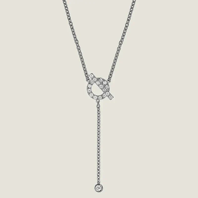 [⭐JeweliWhal]FINESSE SILVER DIAMOND NECKLACE