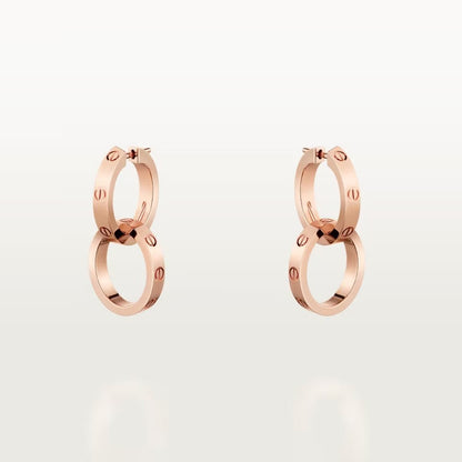 [⭐JeweliWhal]LOVE 3.3MM DANGLE EARRINGS