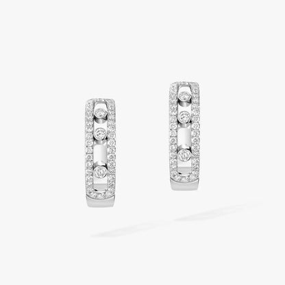[⭐JeweliWhal]Diamond Pave_ Hoop Earrings Move