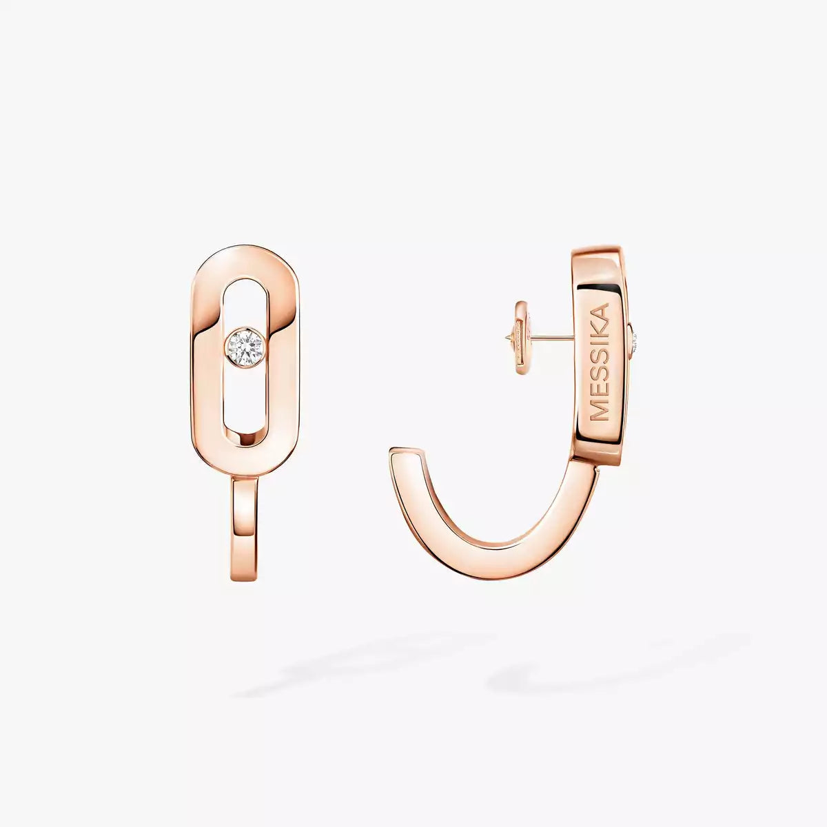 [⭐JeweliWhal]Diamond Mini Hoop Earrings Move Classique