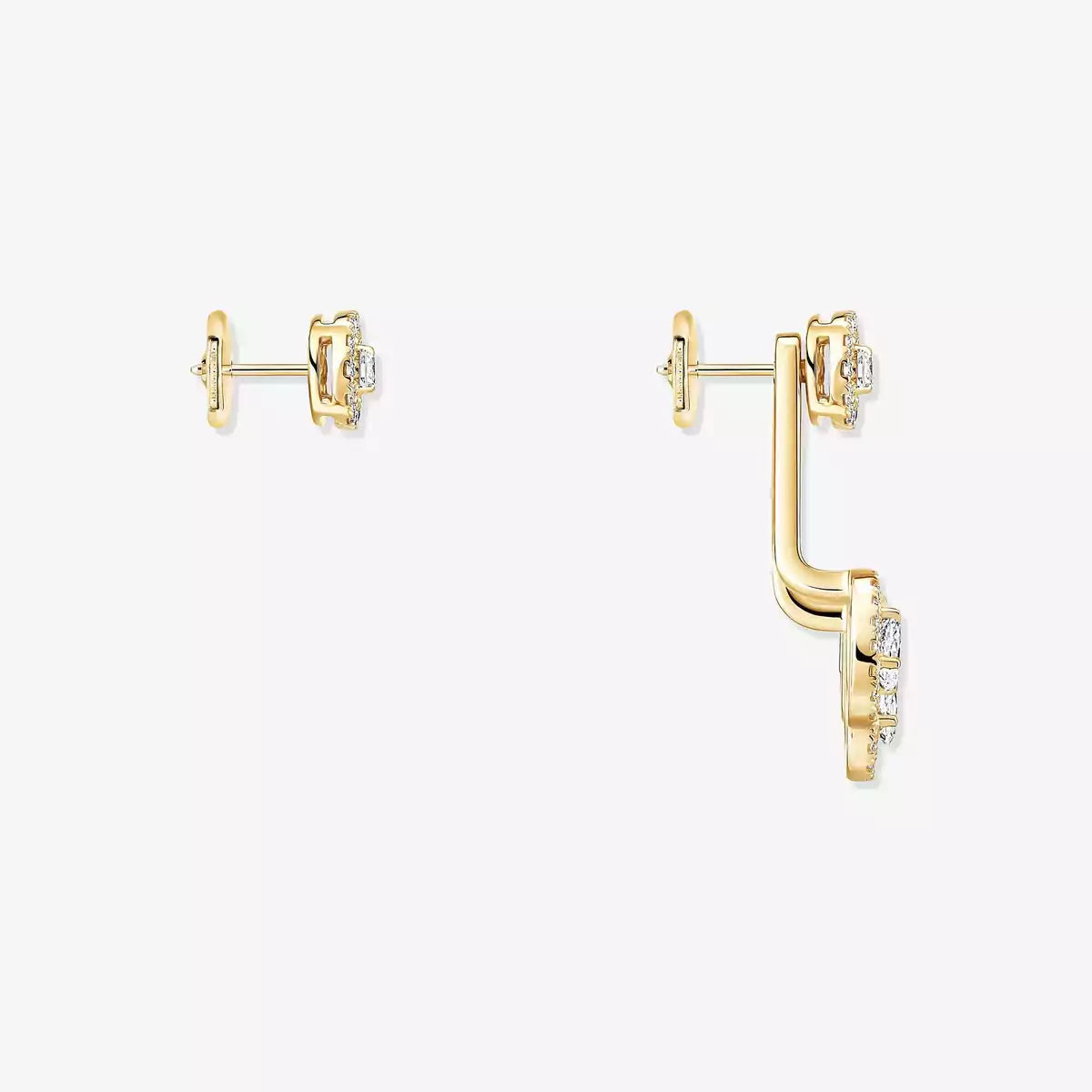 [⭐JeweliWhal] My Twin Trio  Diamond Earrings