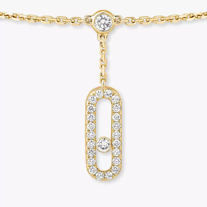 [⭐JeweliWhal] Move Uno pavé ankle bracelet