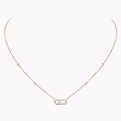 [⭐JeweliWhal]Diamond Necklace Move Uno
