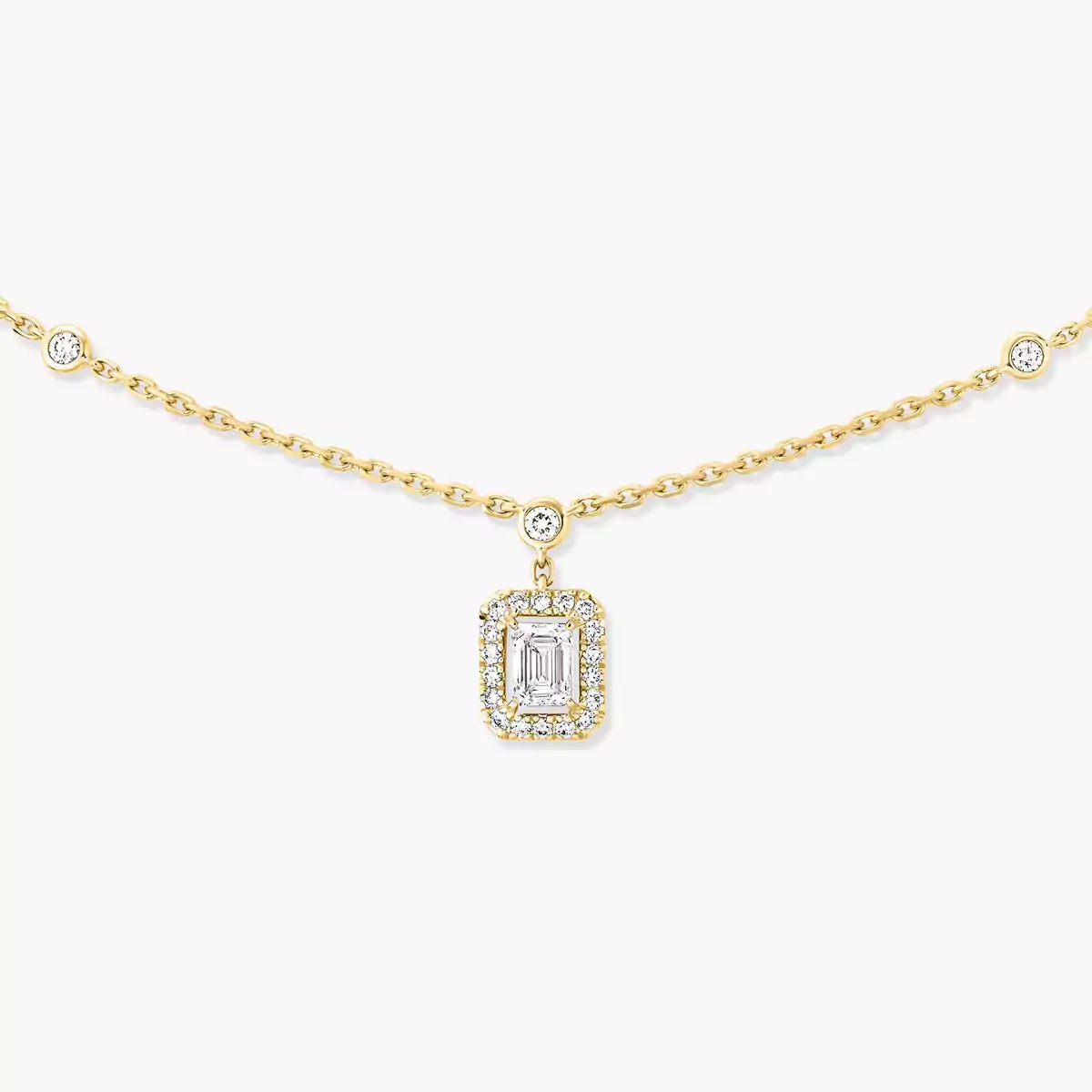 [⭐JeweliWhal]My Twin Diamond Necklace in Silver