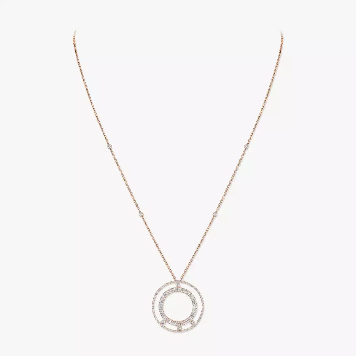 [⭐JeweliWhal]Move Romane Long Pave_-Set Diamond Necklace
