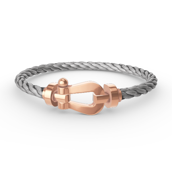 [⭐JeweliWhal]FORCE GROSSES HUFEISEN OHNE DIAMANT ARMBAND ROSÉGOLD