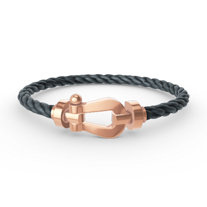 [⭐JeweliWhal]FORCE GROSSES HUFEISEN OHNE DIAMANT ARMBAND ROSÉGOLD