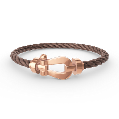 [⭐JeweliWhal]FORCE GROSSES HUFEISEN OHNE DIAMANT ARMBAND ROSÉGOLD