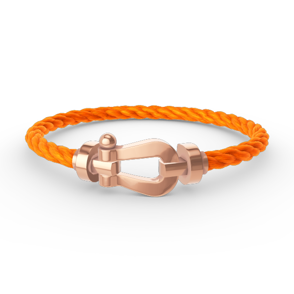 [⭐JeweliWhal]FORCE GROSSES HUFEISEN OHNE DIAMANT ARMBAND ROSÉGOLD