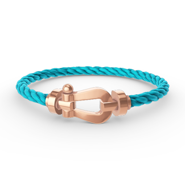 [⭐JeweliWhal]FORCE GROSSES HUFEISEN OHNE DIAMANT ARMBAND ROSÉGOLD