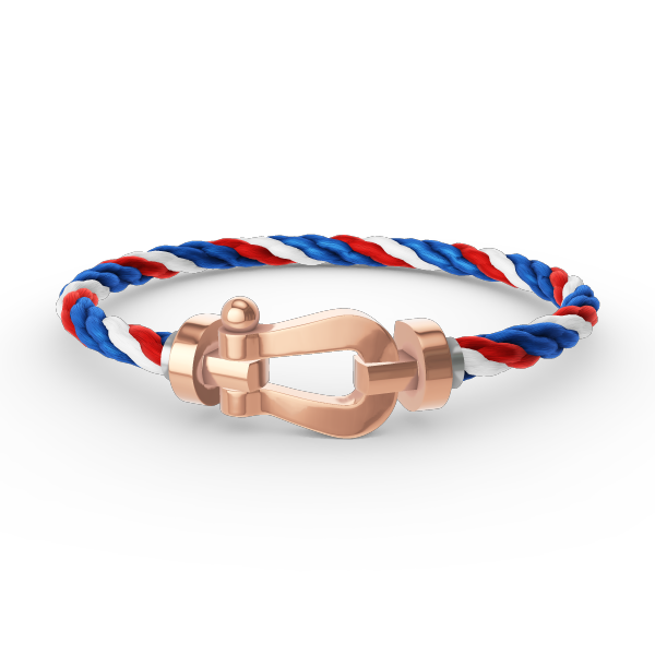 [⭐JeweliWhal]FORCE GROSSES HUFEISEN OHNE DIAMANT ARMBAND ROSÉGOLD