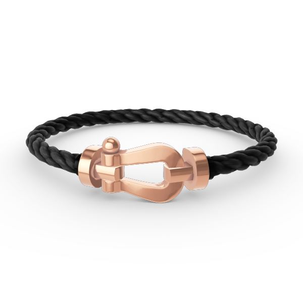 [⭐JeweliWhal]FORCE GROSSES HUFEISEN OHNE DIAMANT ARMBAND ROSÉGOLD