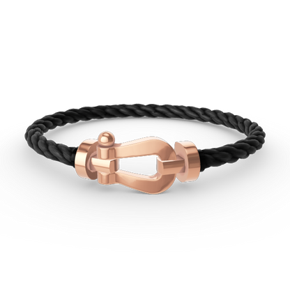 [⭐JeweliWhal]FORCE GROSSES HUFEISEN OHNE DIAMANT ARMBAND ROSÉGOLD