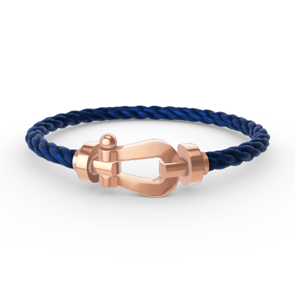 [⭐JeweliWhal]FORCE GROSSES HUFEISEN OHNE DIAMANT ARMBAND ROSÉGOLD