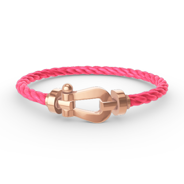 [⭐JeweliWhal]FORCE GROSSES HUFEISEN OHNE DIAMANT ARMBAND ROSÉGOLD