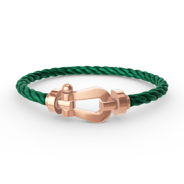 [⭐JeweliWhal]FORCE GROSSES HUFEISEN OHNE DIAMANT ARMBAND ROSÉGOLD