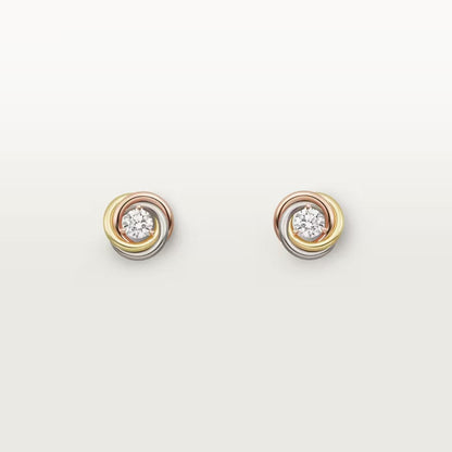 [⭐JeweliWhal]TRINITY STUD DIAMOND EARRINGS