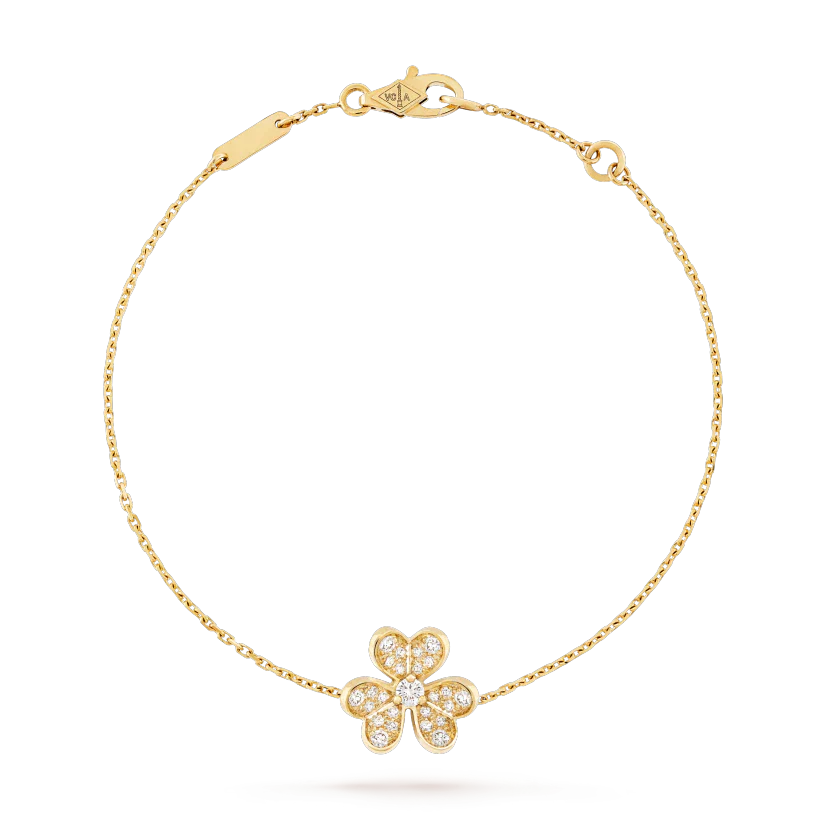 [⭐JeweliWhal]FRIVOLE GOLD FLOWER DIAMOND BRACELET