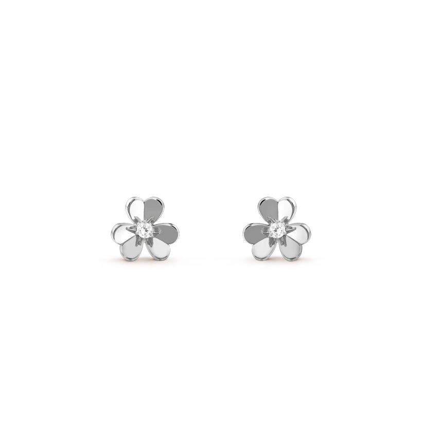 [⭐JeweliWhal]FRIVOLE MINI SILVER FLOWER EARRINGS