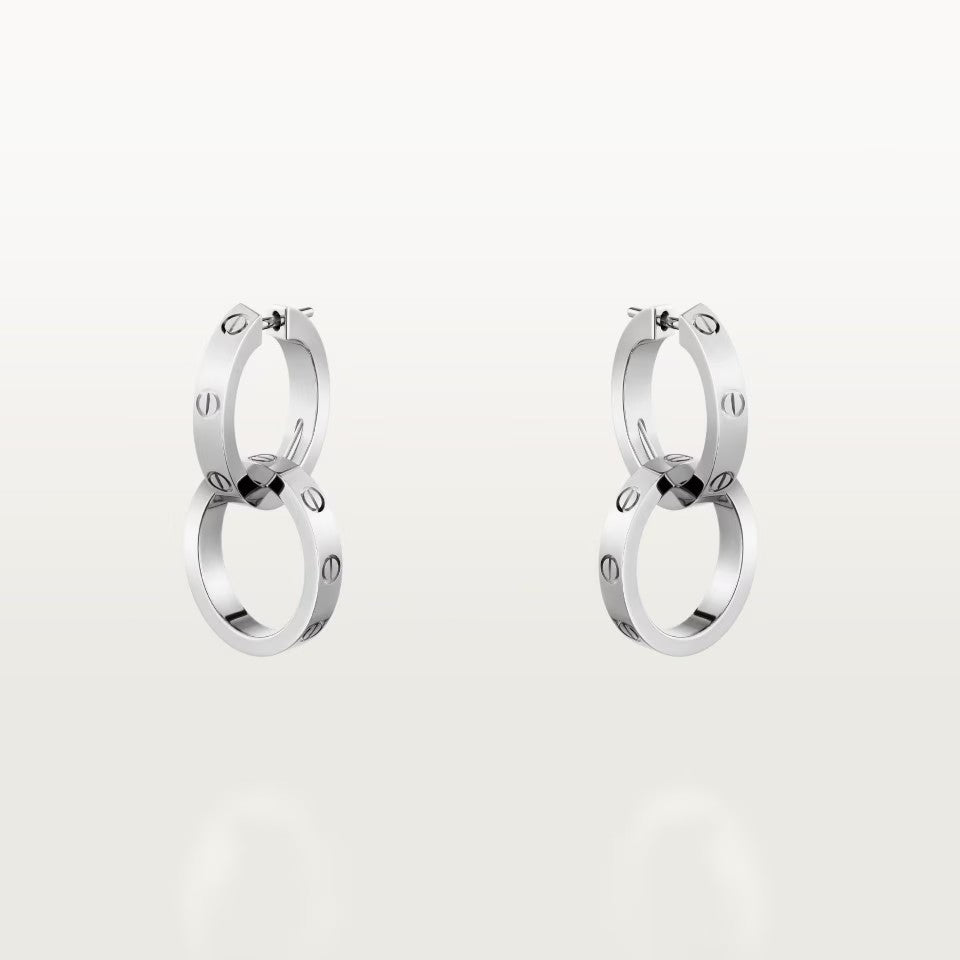 [⭐JeweliWhal]LOVE 3.3MM DANGLE EARRINGS