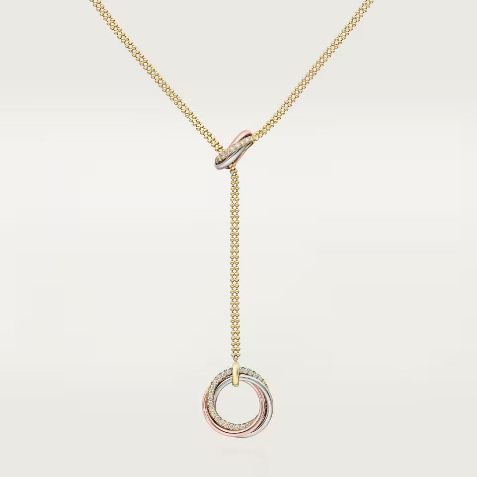 [⭐JeweliWhal]TRINITY DIAMONDS NECKLACE