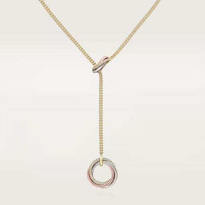 [⭐JeweliWhal]TRINITY DIAMONDS NECKLACE