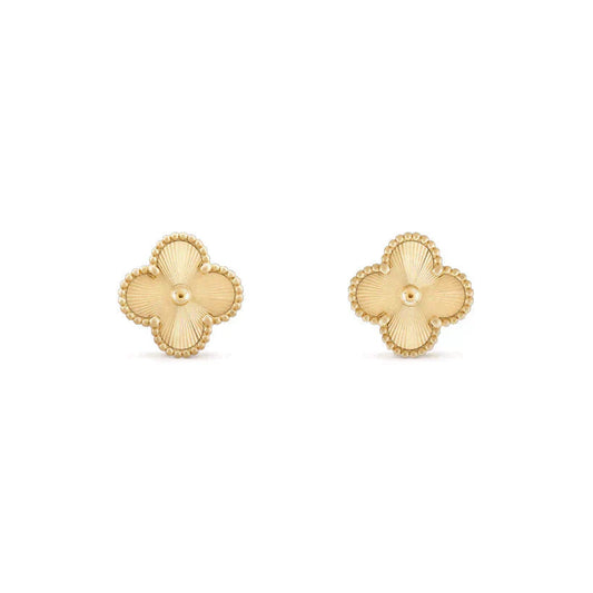 [⭐JeweliWhal]CLOVER MEDIUM 1 MOTIFS LASER EARRINGS